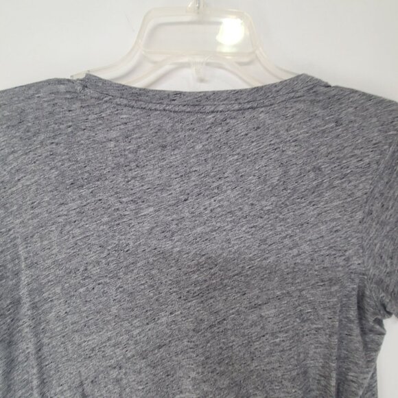 Madewell Women's Whisper Cotton V Neck Short Sleeve T Shirt Gray Size XS - Picture 5 of 6